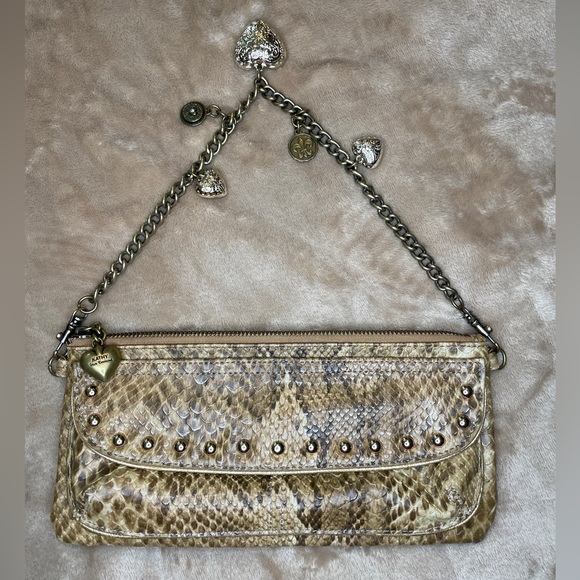 Kathy Van Zeeland Bags Kathy Van Zeeland Snakeskin Purse Clutch Bag Poshmark